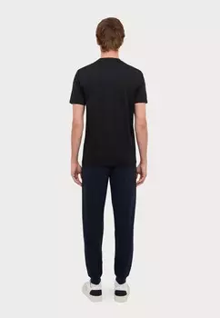 Принт на футболке EA7 Emporio Armani, черный