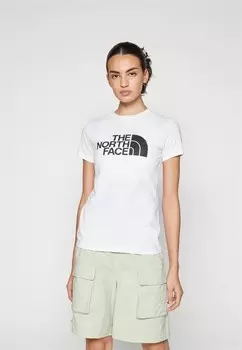 Принт на футболке EASY TEE The North Face, белый