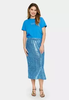 Принт на футболке Ebbasz Saint Tropez, дворцово-синий