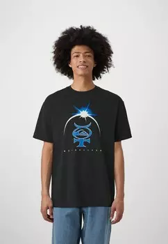 Принт на футболке ECLIPSE UNISEX Quiksilver, черный