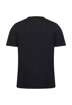 Принт на футболке ELEMENTAL LOGO TEE Hummel, черный деним