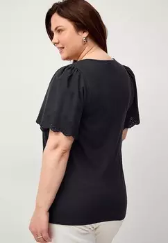 Принт на футболке Ellos Plus collection, черный