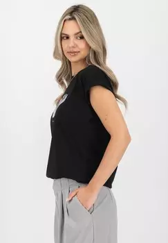 Принт на футболке ENIDAK P, KURZARM alife & kickin, черный