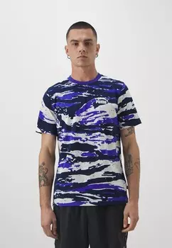 Принт на футболке ESS+ CAMO TEE Puma, синий