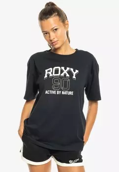 Принт на футболке ESSENTIAL ENERGY Roxy, черный