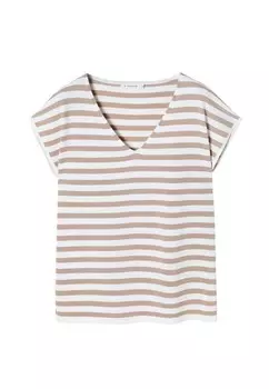 Принт на футболке ESTERE 1 TATUUM, бежевый