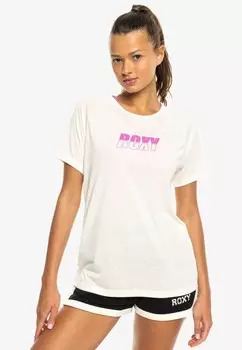 Принт на футболке EVERYDAY FLOW, FUNKTIONS Roxy, белый