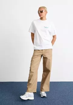 Принт на футболке EXCHANGE Carhartt WIP, белый