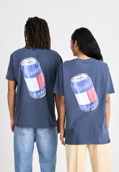 Принт на футболке FUN NOVELTY TEE UNISEX Tommy Hilfiger, темно-синий
