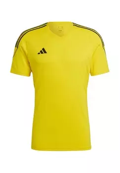 Принт на футболке FUSSBALL TIRO 23 adidas, желтый