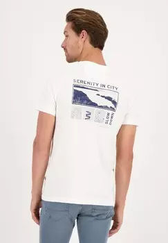 Принт на футболке Gabbiano, кремовый