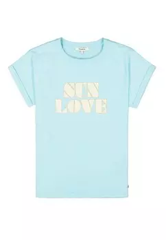 Принт на футболке Garcia, синий