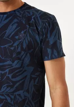 Принт на футболке Garcia, темно-синий