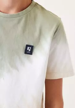 Принт на футболке Garcia, зеленый