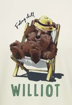 Принт на футболке GIBSLAN Williot, светло-желтый