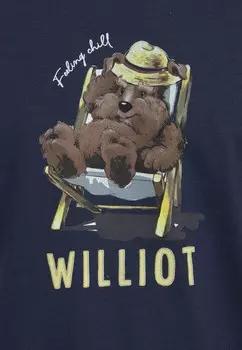 Принт на футболке GIBSLAN Williot, темно-синий