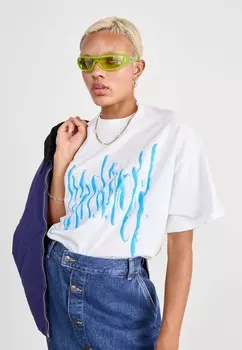 Принт на футболке GOO Carhartt WIP, белый