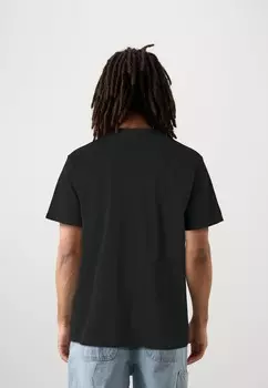 Принт на футболке GRIFF QUIK TEE UNISEX Quiksilver, черный