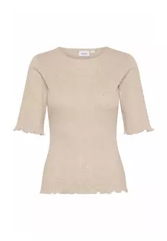 Принт на футболке GRU Saint Tropez, бежевый