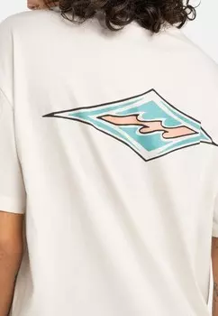 Принт на футболке HERITAGE BACKER Billabong, белый