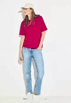 Принт на футболке HOODIE Cecil, пестрый розовый