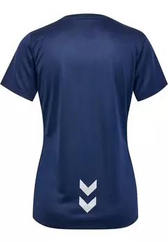 Принт на футболке Hummel, темно-синий