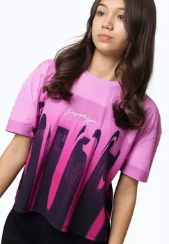 Принт на футболке Hype, розовый