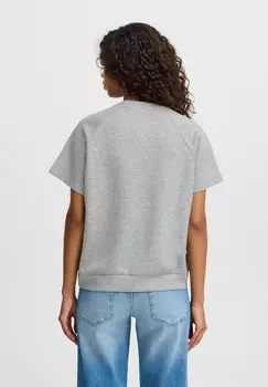 Принт на футболке ICHI, серый