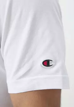 Принт на футболке ICONS CREWNECK Champion, белый