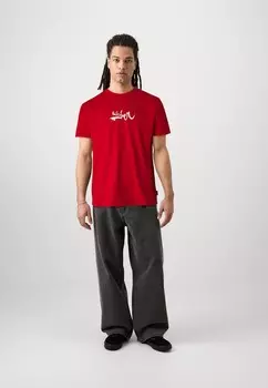 Принт на футболке IMPAIRED LOGO DNA UNISEX Quiksilver, красный