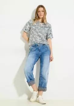 Принт на футболке INSIDE OUT Cecil, темно-синий