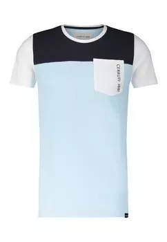 Принт на футболке ISEO Cerruti 1881, синий