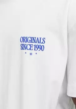 Принт на футболке Jack & Jones, кремовый