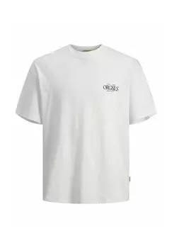 Принт на футболке Jack & Jones, кремовый
