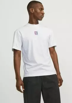 Принт на футболке JCOBEECH LOGO TEE CREW NECK Jack & Jones, белый