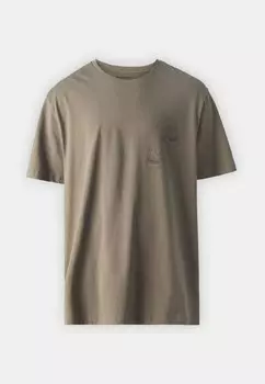 Принт на футболке JJSCULLY TEE CREW NECK Jack & Jones, бежевый