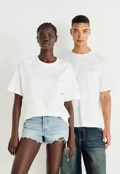 Принт на футболке JORMERCADO TEE SS CREW NECK Jack & Jones, белый