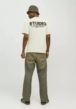 Принт на футболке JORVESTERBRO BACK SS CREW NECK Jack & Jones, темно-серый
