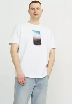 Принт на футболке Jorvesterbro Picture Tee Jack & Jones, кремовый