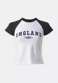 Принт на футболке Jxgigi Tee JJXX, белый