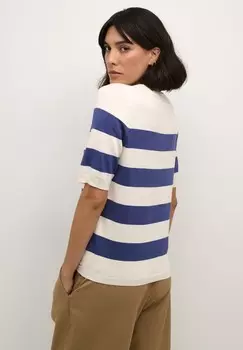 Принт на футболке KALIZZA STRIPED Kaffe, синий