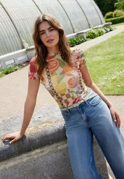 Принт на футболке KEW COLLECTION SHORT SLEEVE Next, разноцветный