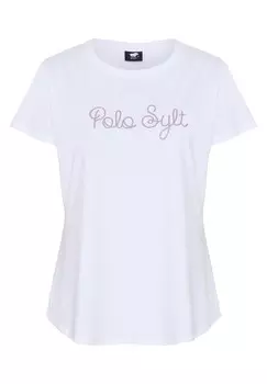 Принт на футболке LABEL-DESIGN Polo Sylt, белый