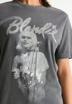 Принт на футболке LICENSE BLONDIE SHORT SLEEVE GRAPHIC BAND REGULAR FIT Next, серый