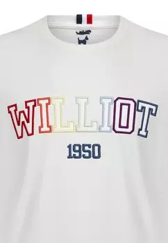 Принт на футболке LILLIE Williot, белый