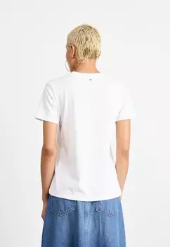 Принт на футболке LOGO TEE Salomon, белый