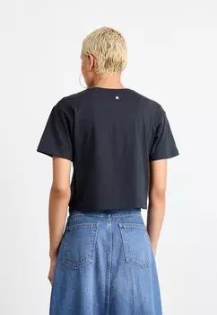 Принт на футболке LOGO TEE Salomon, черный