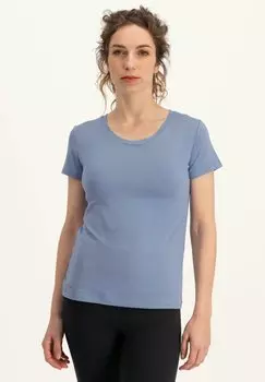 Принт на футболке Luna Tee Urban Goddess, светло-синий