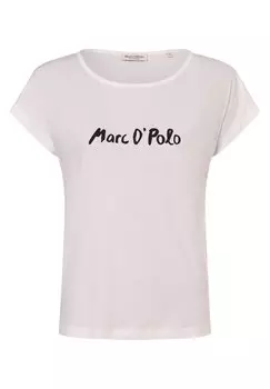 Принт на футболке Marc O'Polo, белый