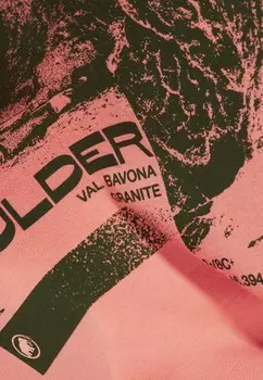 Принт на футболке MASSONE WAGON Mammut, коралл